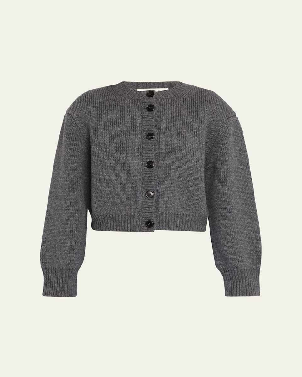 Padded Wool Cardigan